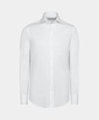 White Poplin Extra Slim Fit Shirt