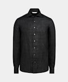Chemise coupe Tailored noire