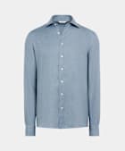 Mid Blue Tailored Fit Shirt