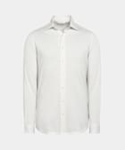 Chemise coupe Tailored blanc cassé