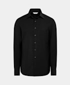 Chemise coupe Tailored noire