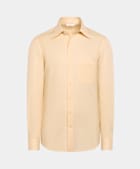 Light Yellow Tailored Fit Shirt