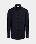 Navy Tailored Fit Shirt