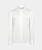 Off-White Knitted Cotton SIlk Shirt
