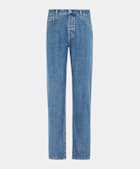 Mid Blue 5 Pocket Charles Jeans