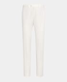 Pantaloni chino color panna slim leg straight