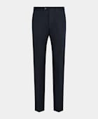 Pantaloni chino navy slim leg straight