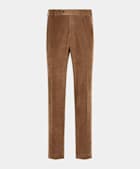 Mid Brown Straight Leg Pants