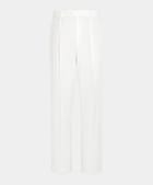 Off-White Wide Leg Straight Trousers