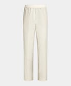 Sand Wide Leg Straight Trousers