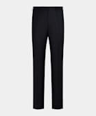 Navy Straight Leg Trousers