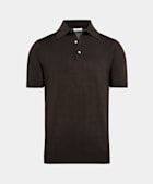 Dark Brown Polo Shirt 