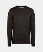 Dark Brown Crewneck