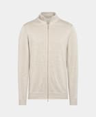 Sand Zip Cardigan