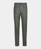 Green Slim Leg Tapered Ames Trousers