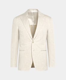 Sand Tailored Fit Havana Suit Jacket
