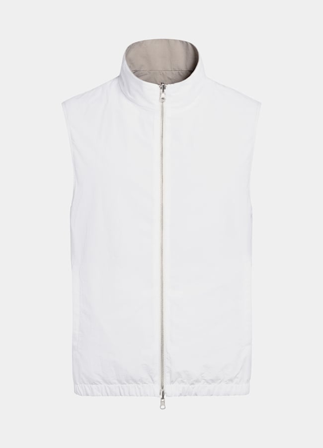 トップス Reversible Vest Seersucker Alternate St Reversible Vest Seersucker Alternate St トップス