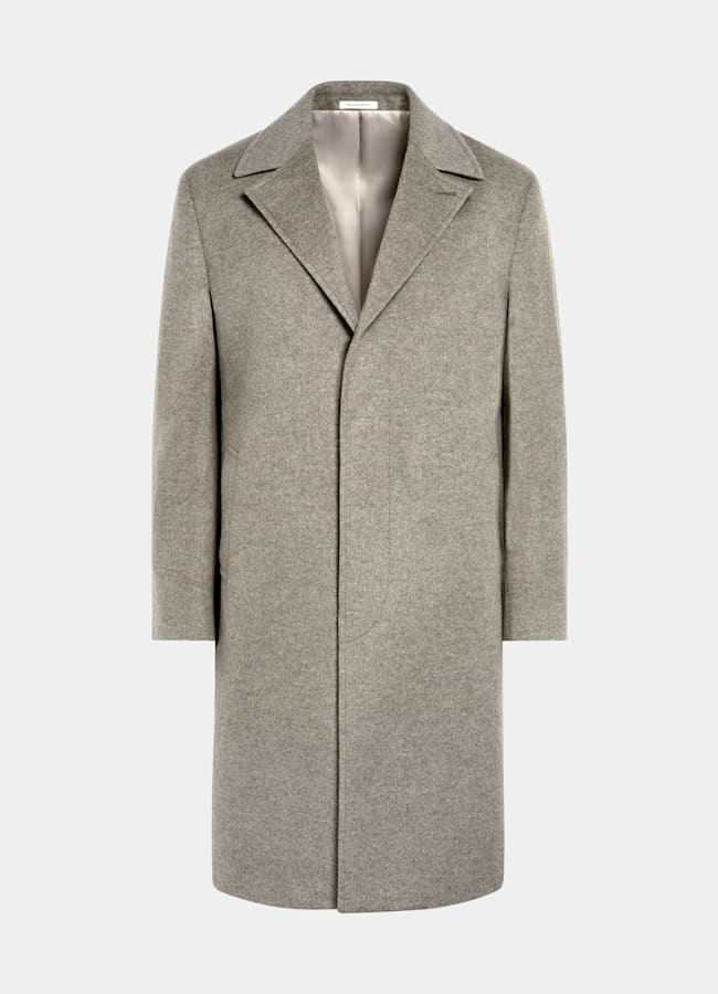 SUITSUPPLY Pure Wool Light Green Overcoat