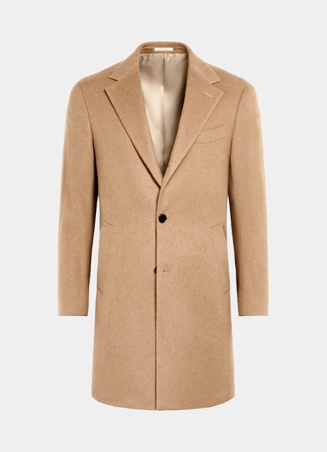 SUITSUPPLY Pure Camel by Rogna, Italy Mid Brown Overcoat