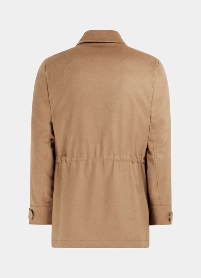 SUITSUPPLY Reines Kamelhaar von Rogna, Italien Daunen-Fieldjacket mittelbraun