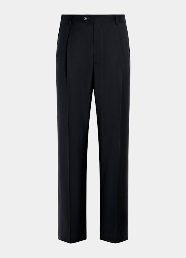 SUITSUPPLY All season Reine Schurwolle S110's von Vitale Barberis Canonico, Italien Havana Anzug navy Tailored Fit