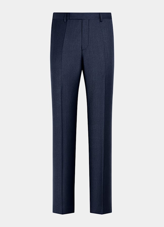 SUITSUPPLY All Season Pure S110's Wool by Vitale Barberis Canonico, Italy Mid Blue Tailored Fit Havana Suit