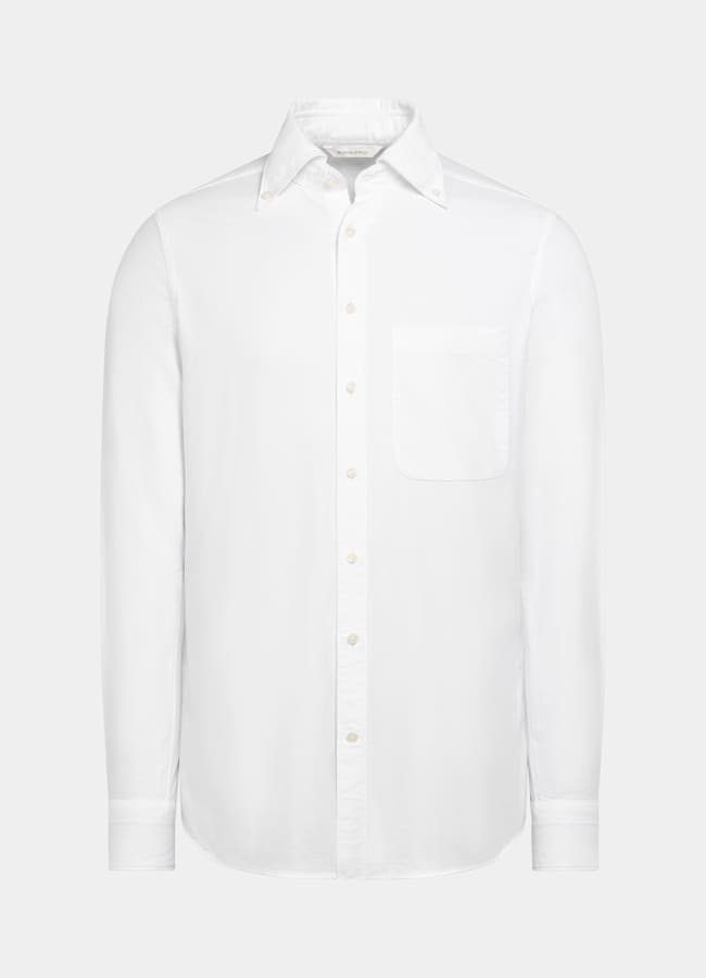 SUITSUPPLY Coton égyptien - Testa 1919 Srl, Italie Chemise en coton blanc
