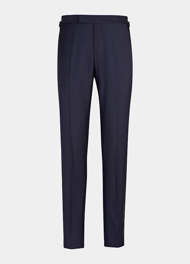 SUITSUPPLY All Season Pure S110's Wool by Vitale Barberis Canonico, Italy  Navy Tailored Fit Lazio Tuxedo