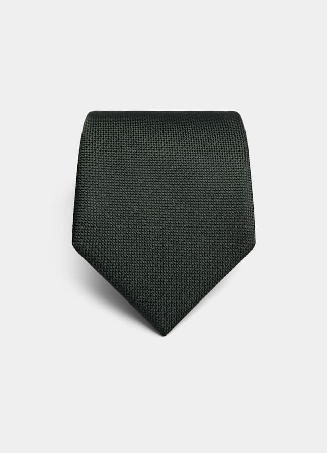 SUITSUPPLY Pure soie Cravate verte