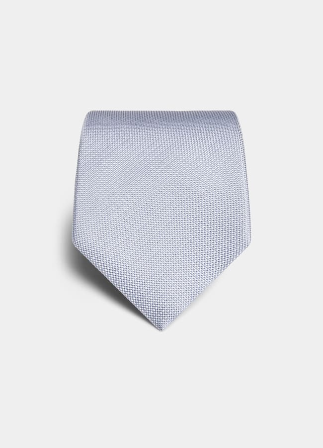 SUITSUPPLY Pure Silk Light Blue Tie