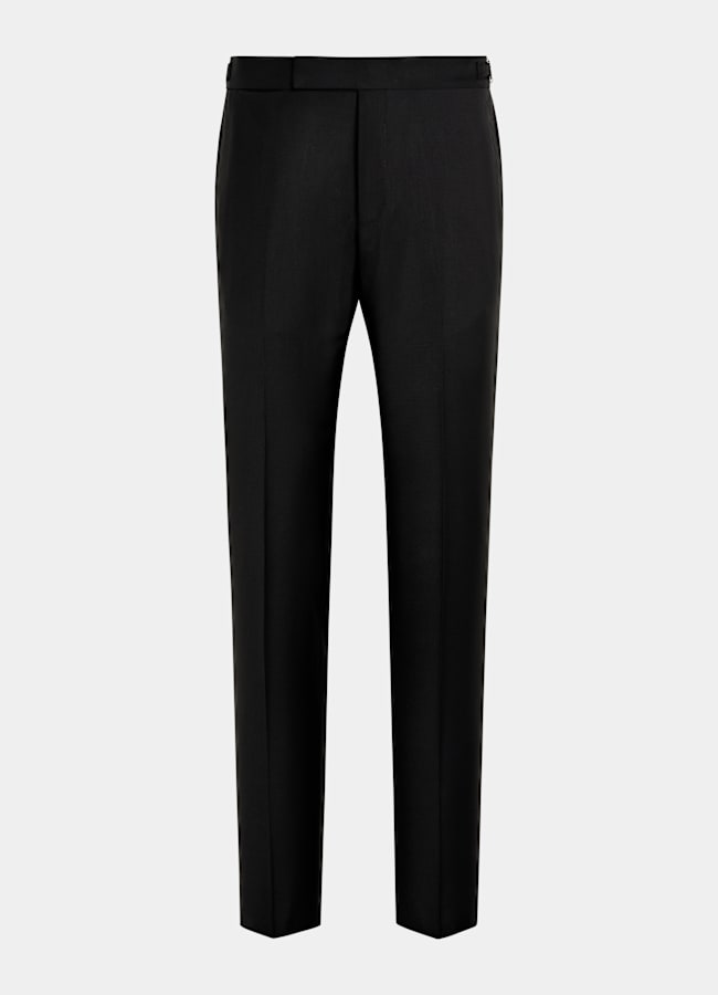 SUITSUPPLY All season Pure laine S110 par Vitale Barberis Canonico, Italie Smoking Lazio trois pièces coupe Tailored noir