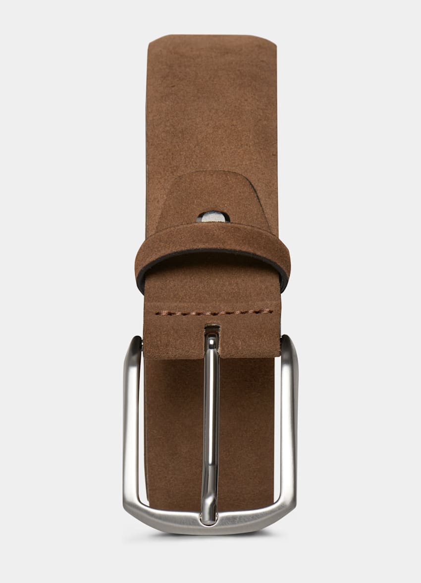 SUITSUPPLY Italian Cow Leather by Pelletterie, Italy Brown Belt