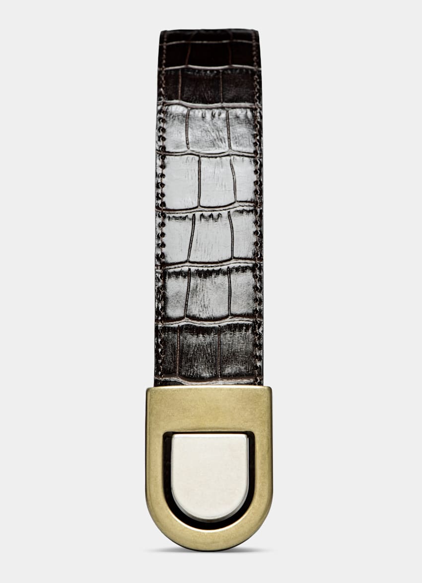 SUITSUPPLY Leather Dark Brown Belt