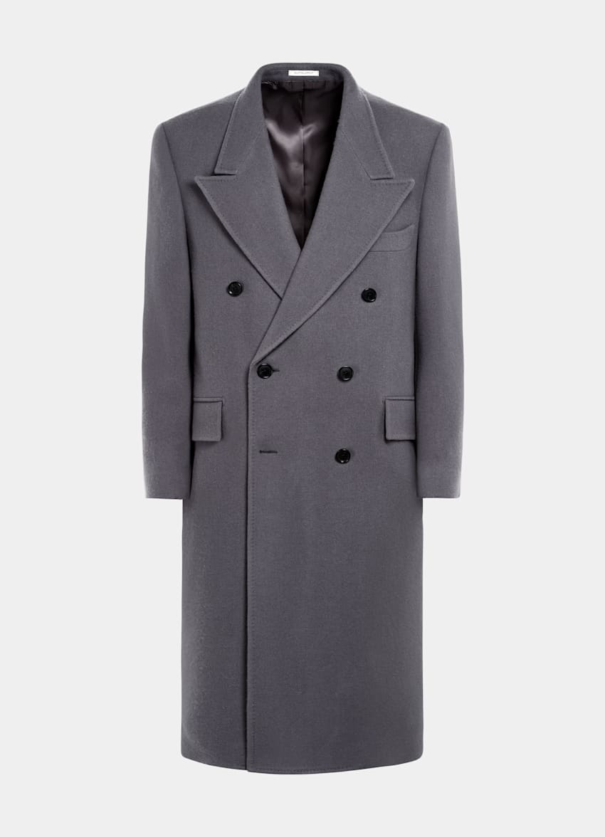 Mens charcoal overcoat outlet