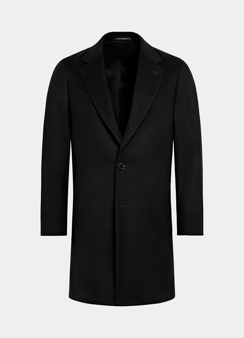 SUITSUPPLY Pura lana Cappotto nero