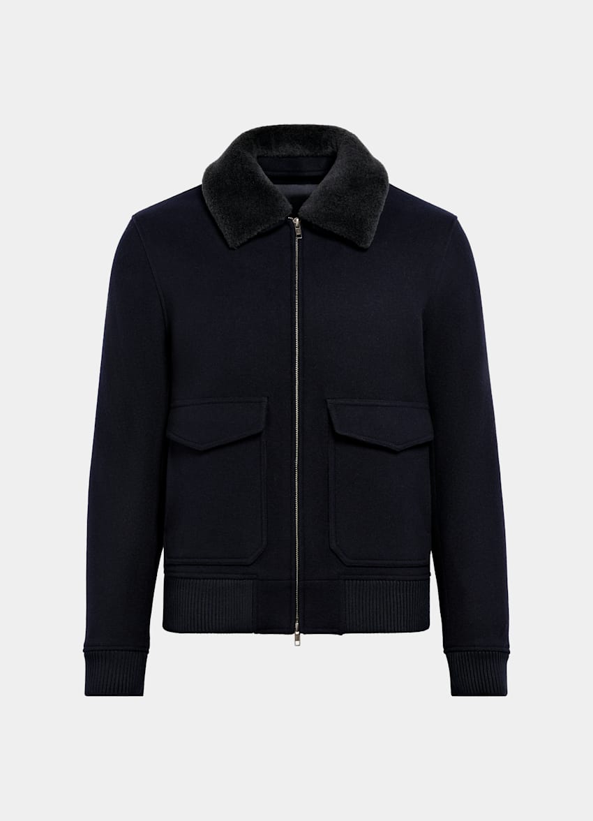 SUITSUPPLY  Navy Bomber Jacket