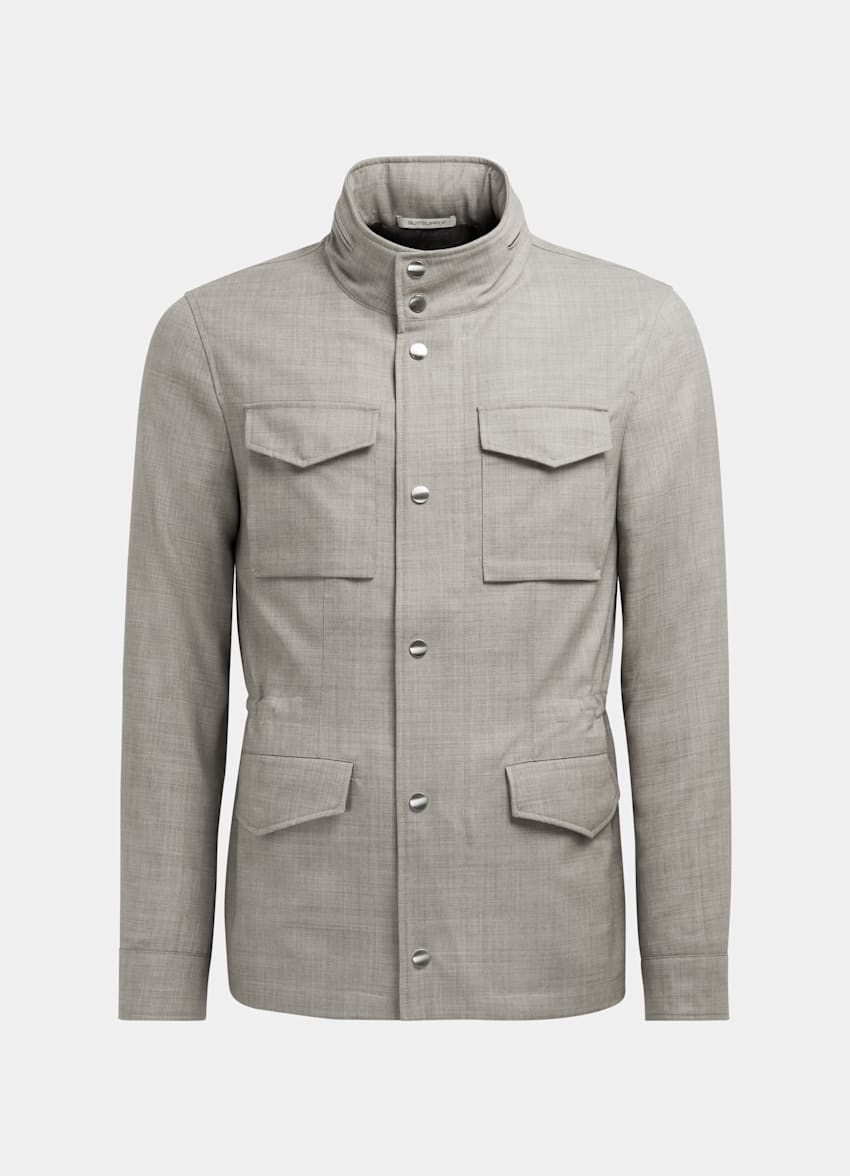 Light Brown Field Jacket | Water 