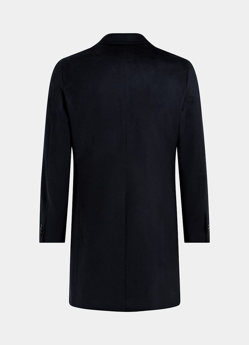 SUITSUPPLY Pure Circular Cashmere by Colombo, Italy Navy Overcoat