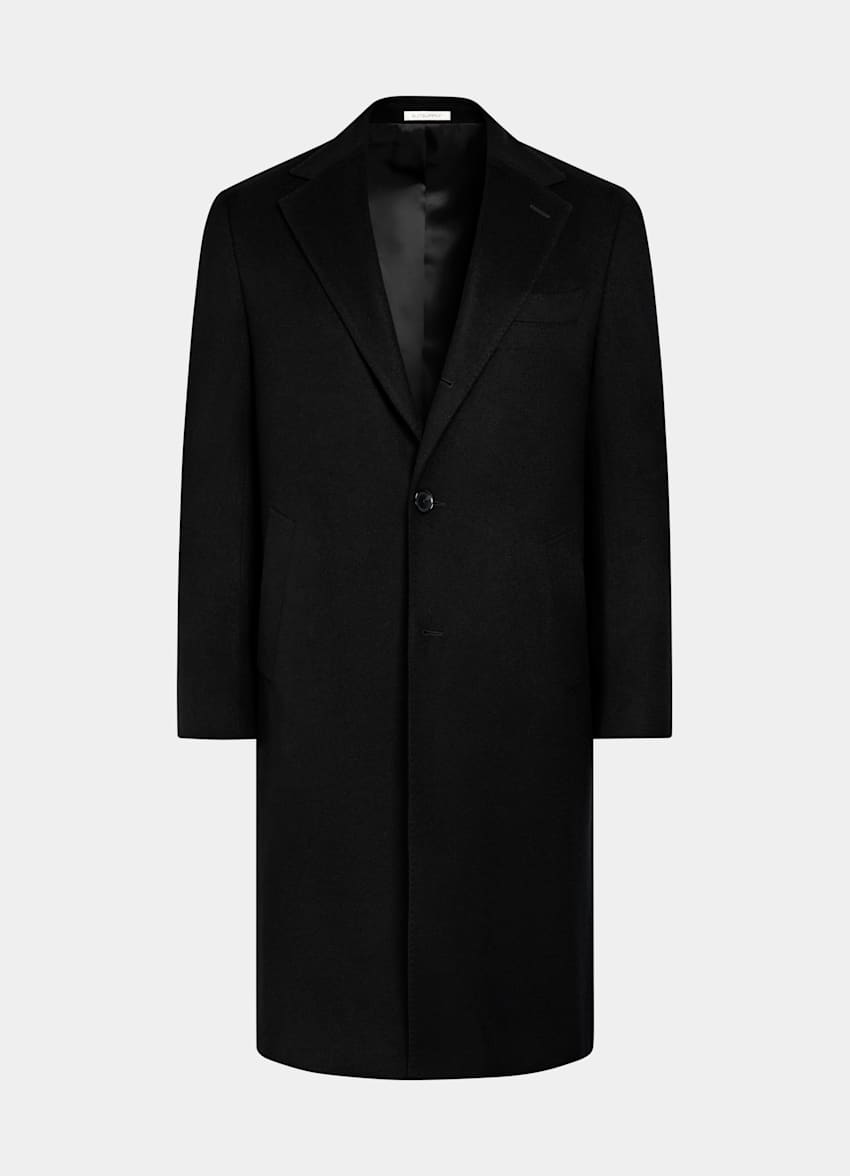 SUITSUPPLY Pure Cashmere - Colombo, Italia Black Overcoat
