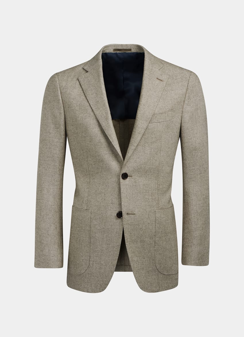 Light Brown Havana Jacket | Pure Wool Single Breasted | Suitsupply ...