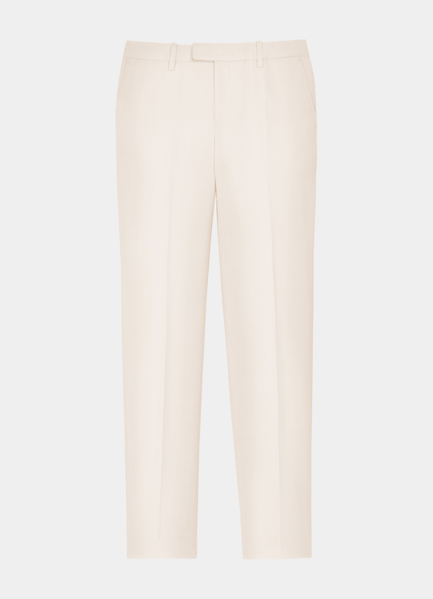 White cut off trousers clearance