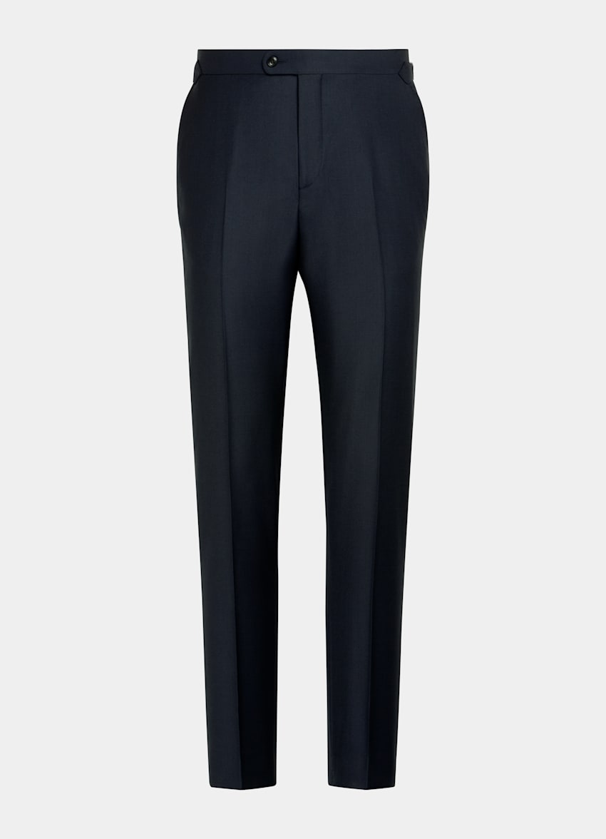 SUITSUPPLY Pure S130's Wool by Reda, Italy Navy Bird's Eye Havana Suit