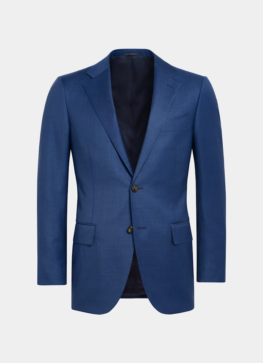 SUITSUPPLY Pure laine S110's - Vitale Barberis Canonico, Italie Costume Lazio bleu moyen
