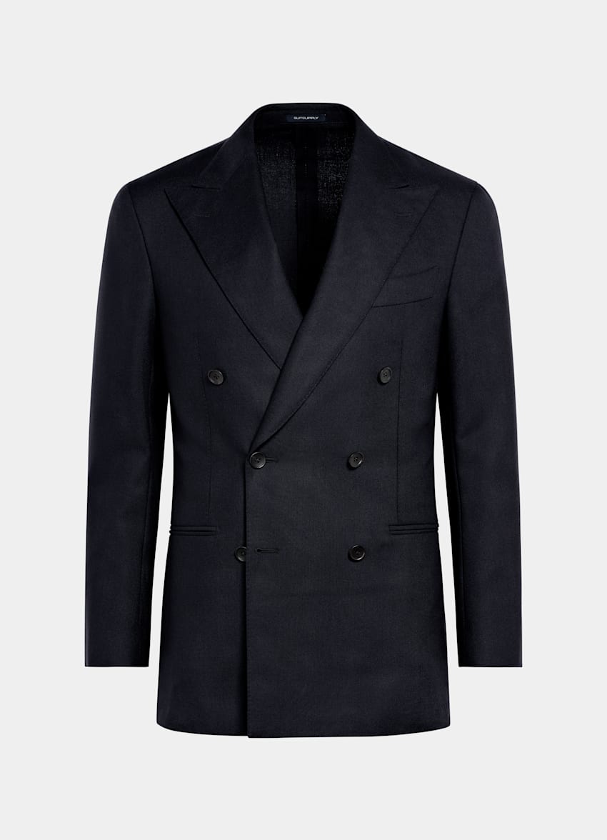 SUITSUPPLY All season Lana 4-ply no stiro - Rogna, Italia Abito Havana blu navy tailored fit