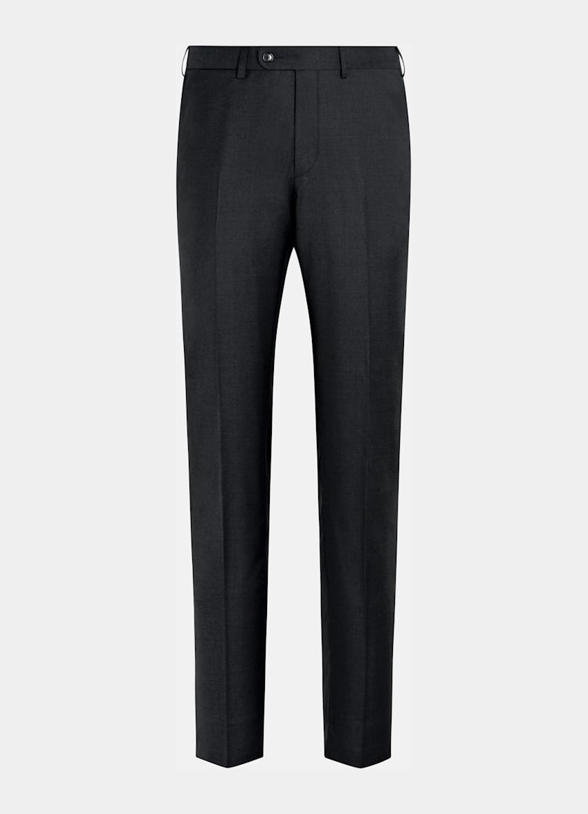 SUITSUPPLY All Season Pure Wool by Reda, Italy Dark Grey Perennial Tailored Fit Havana Suit