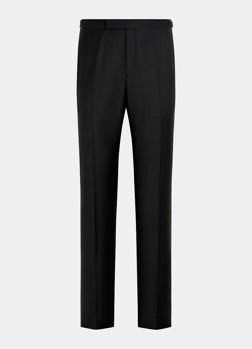 SUITSUPPLY All season Pure laine S110's par Vitale Barberis Canonico, Italie Smoking Havana coupe Tailored noir