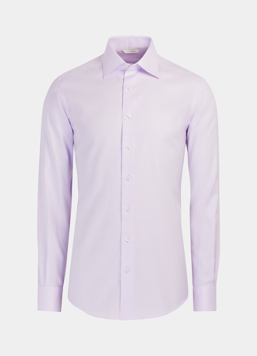 Lilac Royal Oxford Slim Fit Shirt