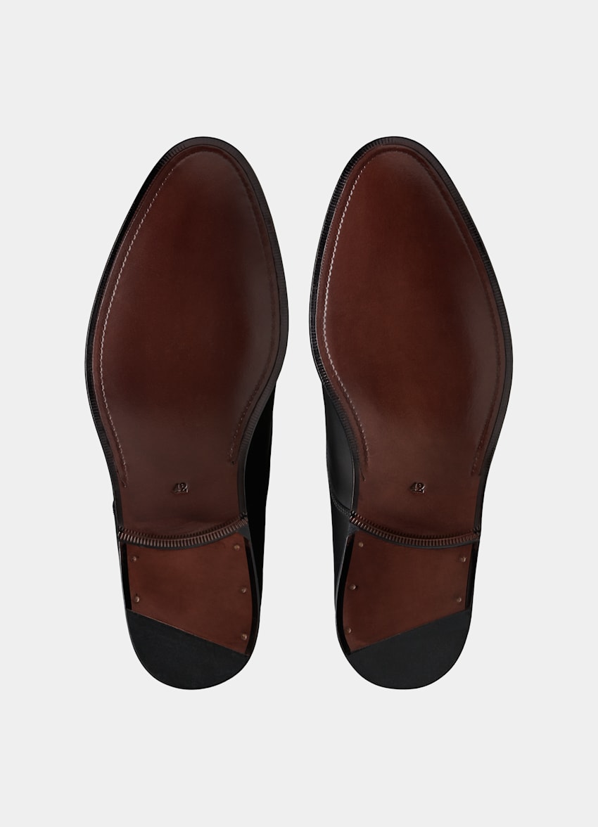 Black Double Monk Strap | Calf Leather | SUITSUPPLY FR