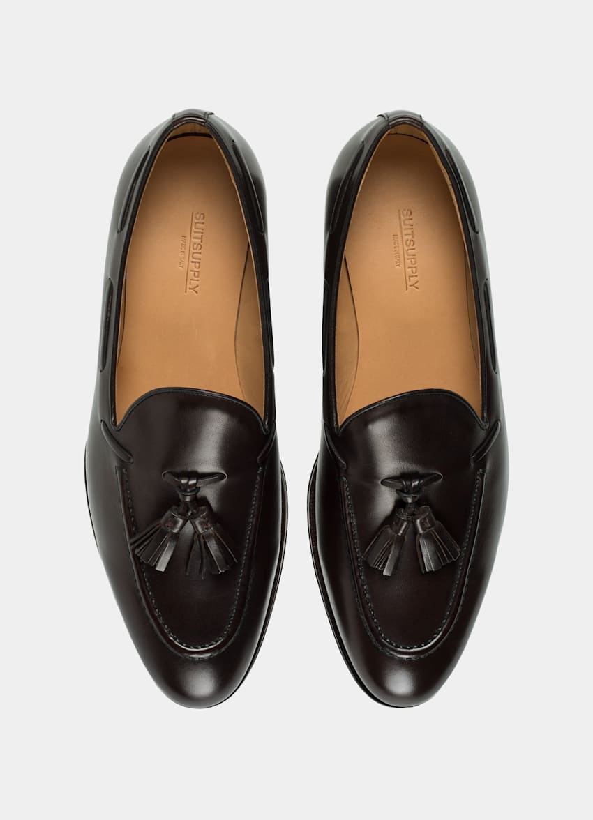 Brown Tassel Loafer Italian Calf Leather Suitsupply Online Store