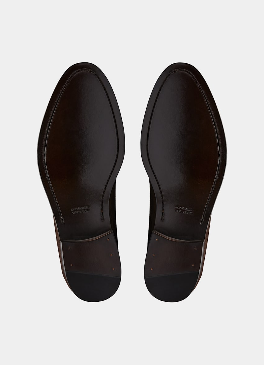 Brown Tassel Loafer | Calf Suede | Suitsupply Online Store